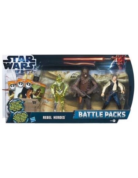 es::Battle Pack: Rebel Heroes - Figuras Star Wars Hasbro