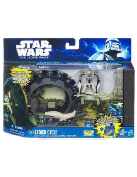 es::Star Wars Multi Figure Pack 2010: Attack Cycle With General Grievous - Hasbro