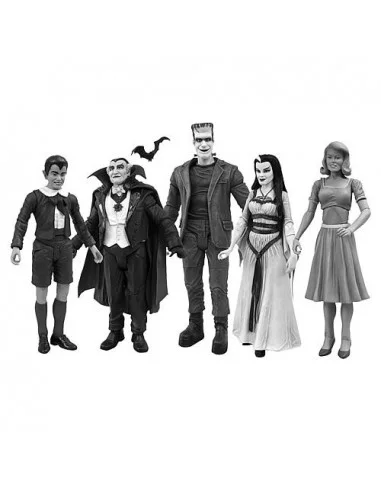 es::Munsters Select: Black And White Figure Set