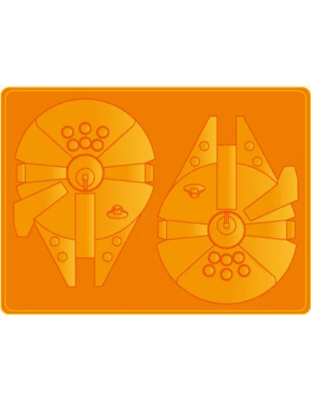 es::Millenium Falcon - Molde de silicona para cubitos de hielo Star Wars