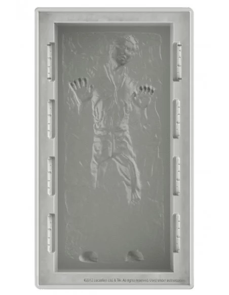es::Han Solo En Carbonita Grande - Molde de silicona para cubitos de hielo Star Wars