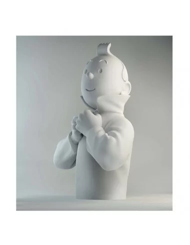 es::Busto Tintín Abrochándose El CUElLO Mate