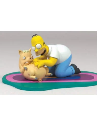 es::The Simpsons Movie Figura WHO'S A Good Piggy? Homer & Plopper