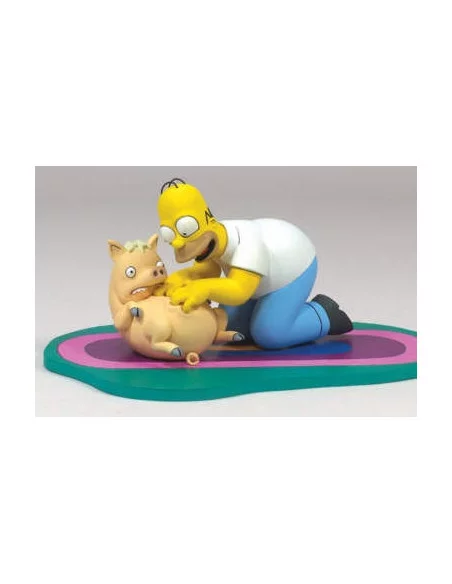 es::The Simpsons Movie Figura WHO'S A Good Piggy? Homer & Plopper