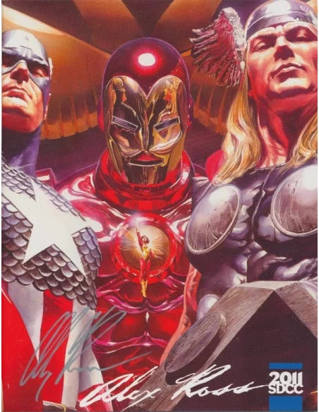 es::Alex Ross Sketchbook Sdcc 2011 Firmado