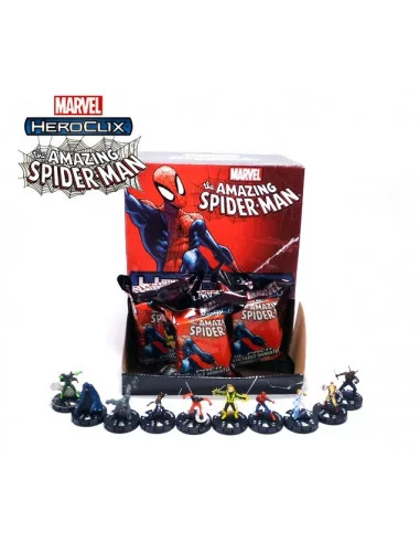 es::Marvel Heroclix - The Amazing Spiderman Foil Booster 1 Figure Pack