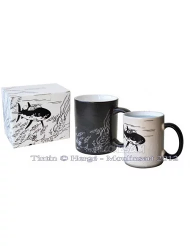 es::Taza mágica Tintín Tiburón