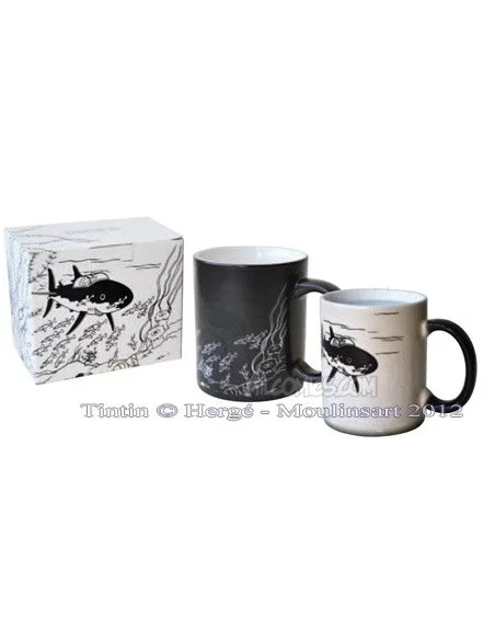 es::Taza mágica Tintín Tiburón