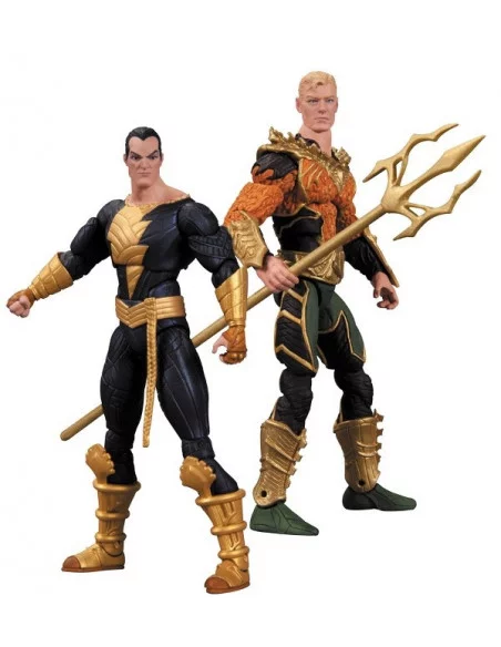es::Injustice Pack 2 Figuras Aquaman Vs Black Adam