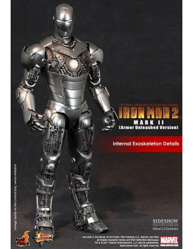 es::Iron Man 2 Mark II Armor Unleashed - Figura 1/6 Hot Toys Marvel