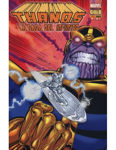 es::Thanos: La Saga del Infinito 01 Cómic Marvel Gold