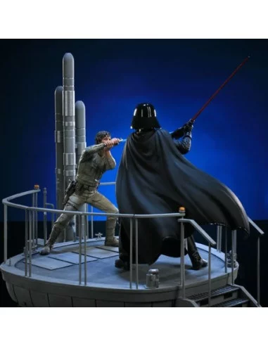 es::"I Am Your Father" Luke Skywalker Vs Darth Vader On Bespin - Diorama Star Wars Sideshow