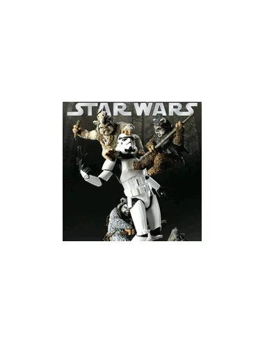 es::Fall Of The Empire: Ewoks Vs Stormtrooper - Diorama Star Wars