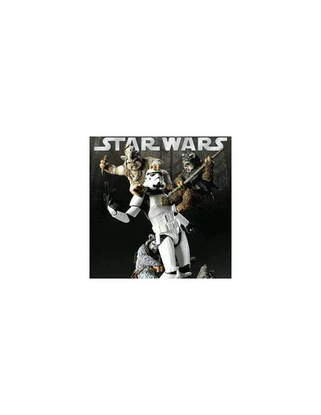 es::Fall Of The Empire: Ewoks Vs Stormtrooper - Diorama Star Wars