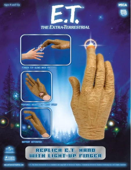 es::Réplica mano de E.T. Con efecto Led