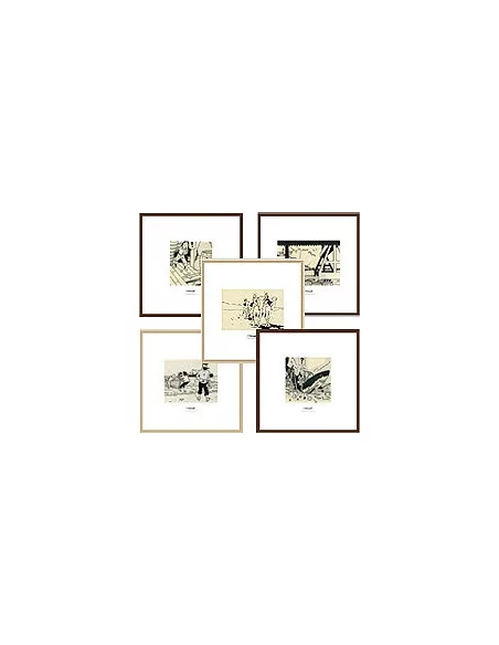 es::Set 5 Litografías Tintín