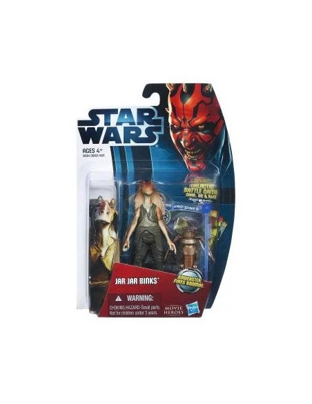 es::M.H.2012 W1: Jar Jar Binks Bowcaster - Figura Star Wars Hasbro