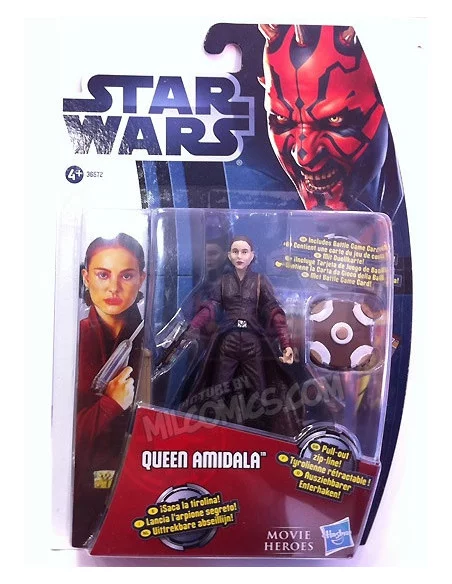 es::M.H.2012 W1: Queen Amidala Zipline - Figura Star Wars Hasbro