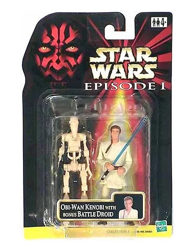 es::OBI-WAN Kenobi With Battle Droid - Figura Star Wars Hasbro