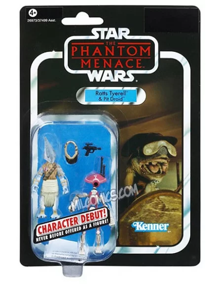 es::Vintage Collection 77: Ratts Tyerell & Pitt Droid. Figuras Star Wars Hasbro