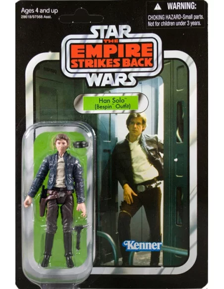 es::Vintage Collection 50: Han Solo Bespin Outfit. Figura Star Wars Hasbro