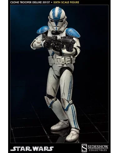 es::Clone Trooper Deluxe: 501St - Figura 1/6 Star Wars Sideshow