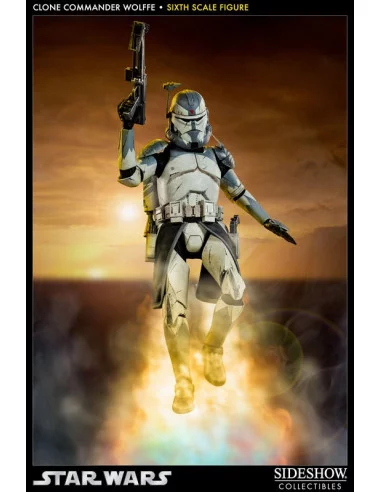es::Commander Wolffe - Figura 1/6 Star Wars Clone Wars