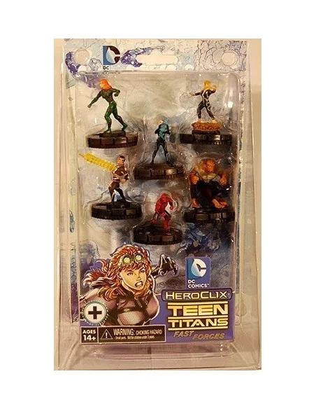es::Dc Heroclix - Teen Titans "The Ravagers" Fast Forces 6-PACK