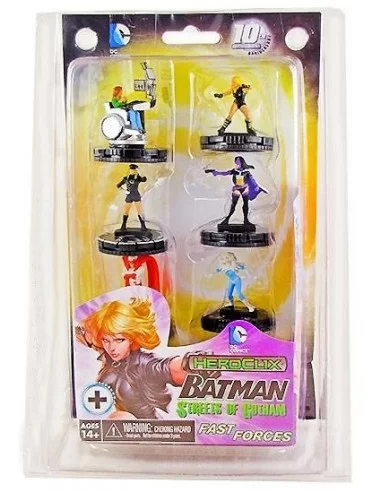 es::Dc Heroclix - Batman "Streets Of Gotham" Fast Forces 6-PACK