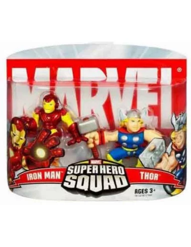 es::IRON MAN y THOR- Figuras Super Hero Squad