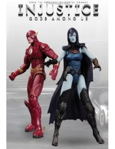 es::Injustice Pack 2 Figuras Flash Vs. Raven