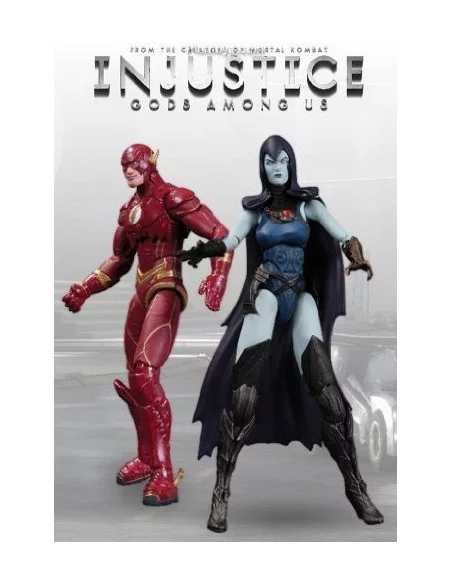 es::Injustice Pack 2 Figuras Flash Vs. Raven