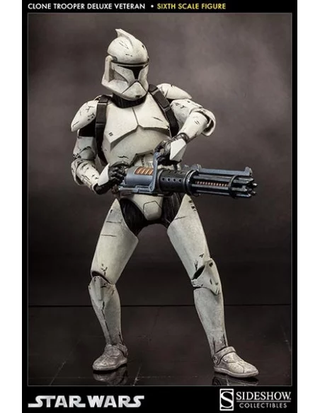 es::Clone Trooper deluxe: Veteran - Figura 1/6 Star Wars Sideshow