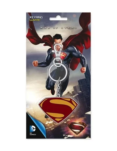 es::Logo Superman llavero Man of steel
