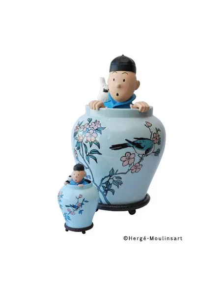 es::Tintin Potiche Jarrón Chino 44 Cm. - Figura Tintín Imágenes Míticas