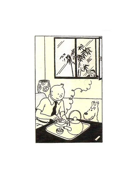 es::Póster Tintín Escena - LOTUS