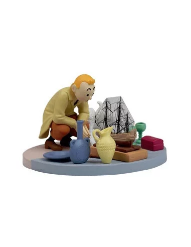 es::Tintín En El Mercado de las Pulgas - Cofre escena Tintín
