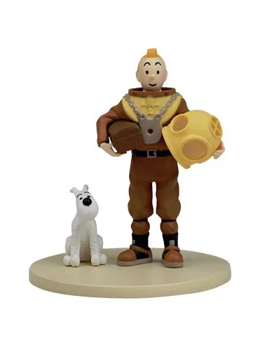 es::TINTÍN CON ESCAFANDRA - Cofre escena Tintín