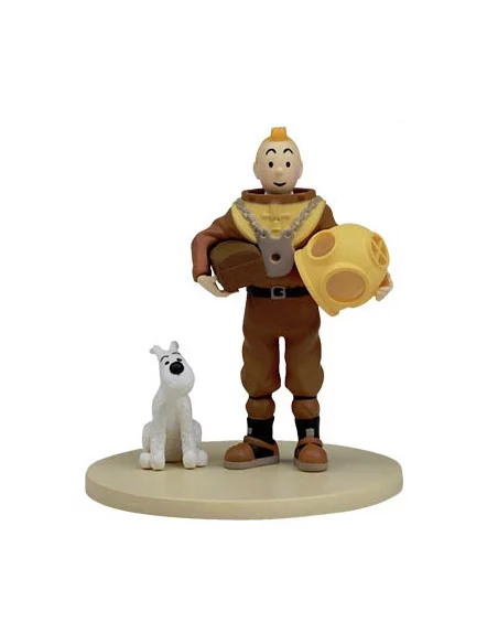 es::TINTÍN CON ESCAFANDRA - Cofre escena Tintín