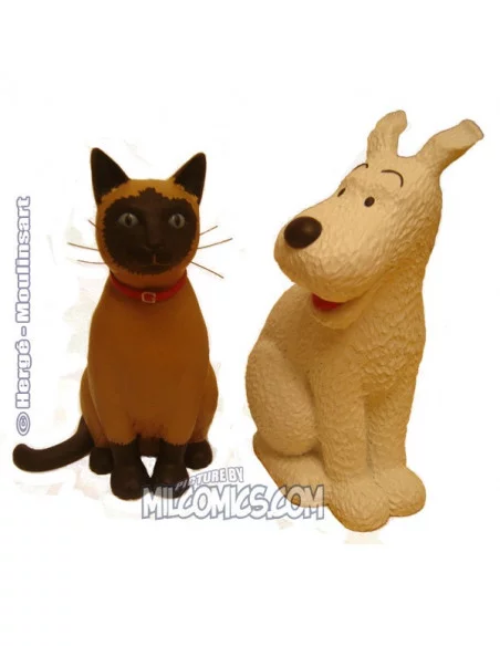 es::MILÚ Y EL GATO DE MOULINSART - Figura Tintín Imágenes Míticas