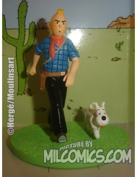 es::TINTÍN COWBOY - Cofre escena Tintín