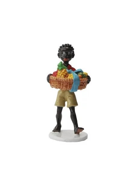 es::Coco Con Cesto De Fruta - Figura de plomo Tintín