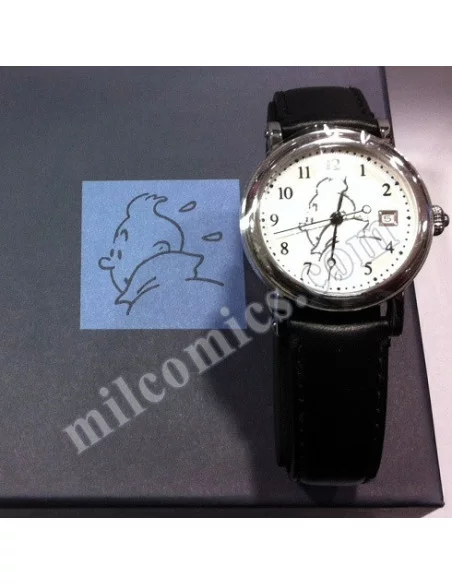 es::Reloj Automático Tintín Negro