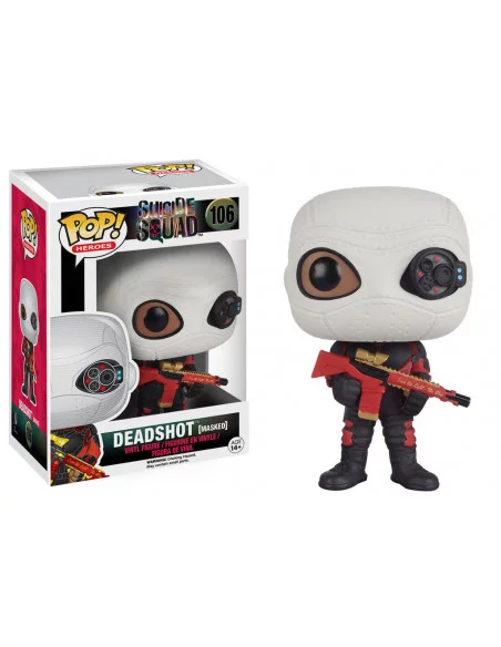 es::Escuadrón Suicida POP! Heroes Vinyl Figura Deadshot Masked 9 cm
