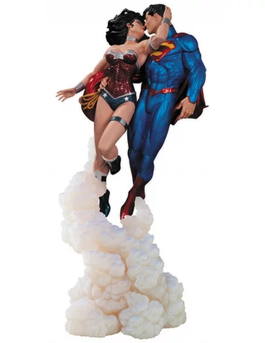 es::DC Comics estatua Superman & Wonder Woman The Kiss