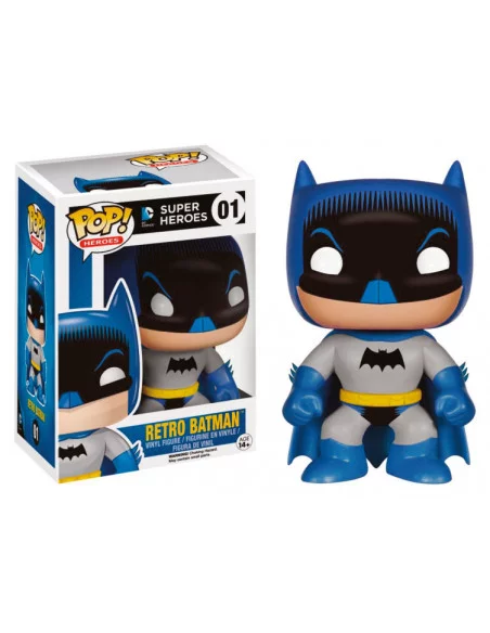 es::DC Comics POP! Heroes Vinyl Figura Retro Batman 9 cm