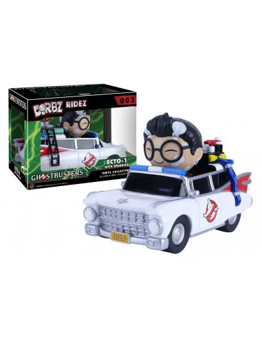 es::Los Cazafantasmas POP! Ridez Vinyl Vehículo con Figura Dorbz ECTO-1 & Spengler 14 cm