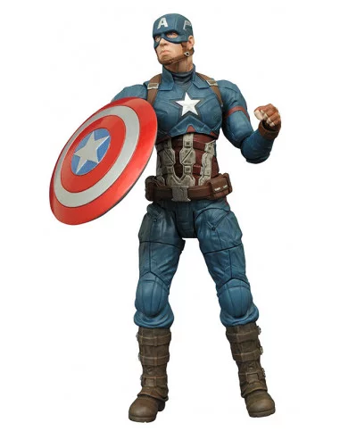 es::Captain America Civil War Marvel Select Figura Captain America 18 cm