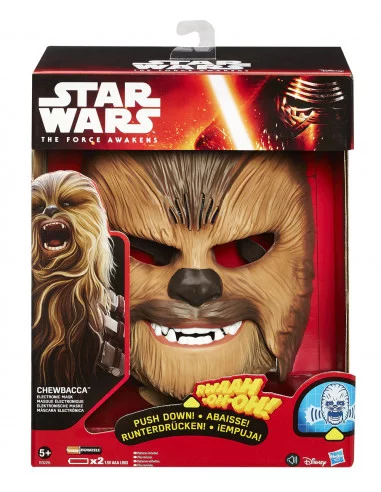 es::Star Wars Episode VII Máscara Chewbacca Electrónica con sonido