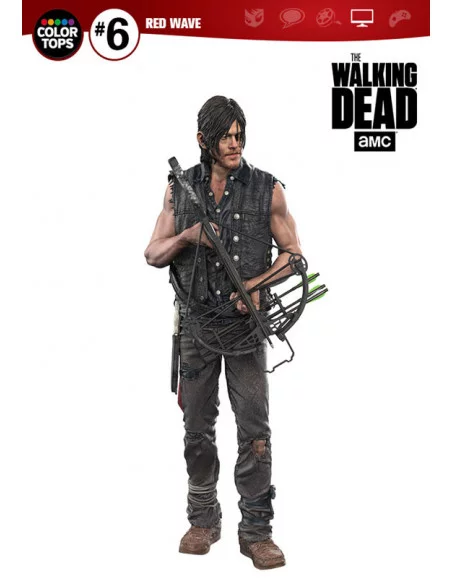 es::The Walking Dead TV Version Figura Daryl Dixon Color Tops 18 cm